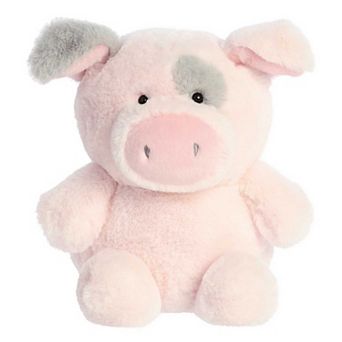 Aurora Medium Pink Stubez 11" Smarty Pig Adorable Stuffed Animal