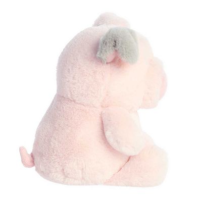Aurora Medium Pink Stubez 11" Smarty Pig Adorable Stuffed Animal