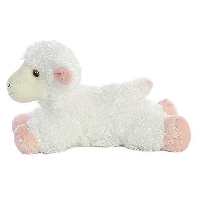 Aurora Small White Mini Flopsie 8" Lana Adorable Stuffed Animal