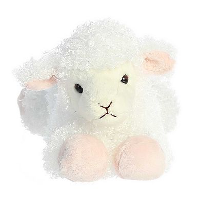 Aurora Small White Mini Flopsie 8" Lana Adorable Stuffed Animal