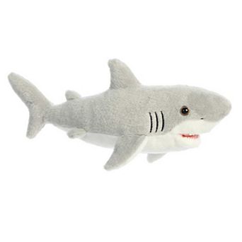 Aurora Medium Gray Flopsie 12" Great White Shark Adorable Stuffed Animal