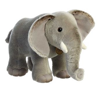 Aurora Medium Gray Miyoni 12" African Elephant Adorable Stuffed Animal