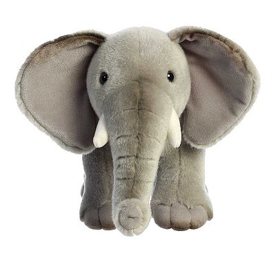 Aurora Medium Gray Miyoni 12" African Elephant Adorable Stuffed Animal