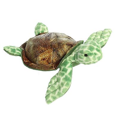 Aurora Large Green Grand Flopsie 16" Splish Sea Turtle Adorable Stuffed ...