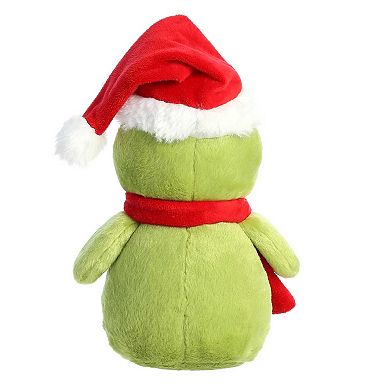 Aurora Small Green Dr. Seuss 8" Grinch Snowman Whimsical Stuffed Animal