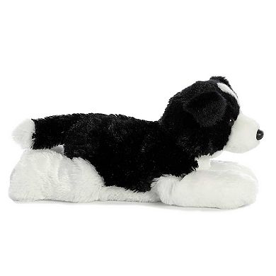 Aurora Medium Black Flopsie 12" Border Collie Adorable Stuffed Animal