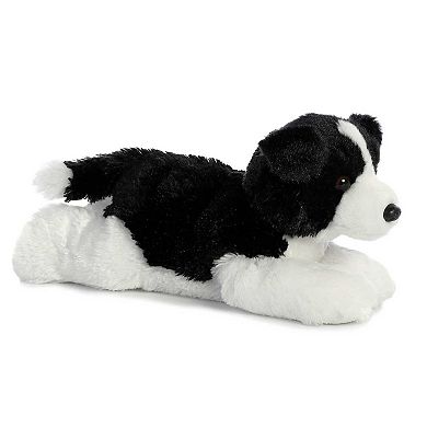 Aurora Medium Black Flopsie 12" Border Collie Adorable Stuffed Animal