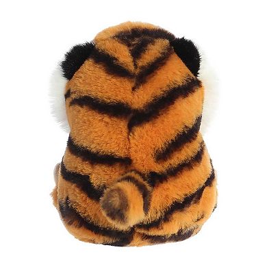 Aurora Mini Orange Rolly Pet 5" Terrific Tiger Round Stuffed Animal
