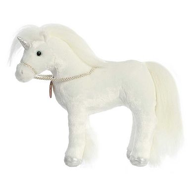 Aurora Large White Breyer 13" Xavier Exquisite Stuffed Animal