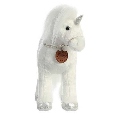 Aurora Large White Breyer 13" Xavier Exquisite Stuffed Animal