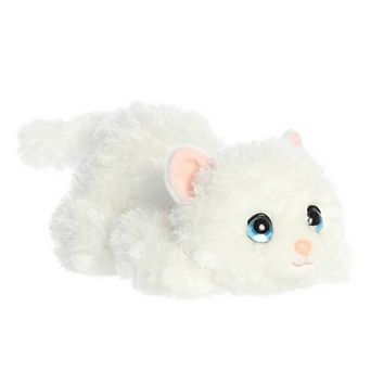 Aurora Medium White Playful Pretties 10" Angel Angora Adorable Stuffed Animal