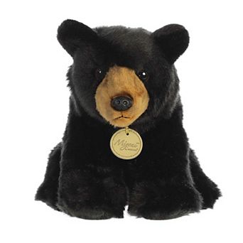 Aurora Small Black Miyoni 9" Black Bear Adorable Stuffed Animal
