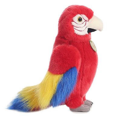 Aurora Medium Red Miyoni 11" Macaw Parrot Adorable Stuffed Animal