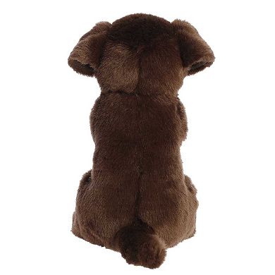 Aurora Medium Brown Miyoni Tots Sitting Pretty 11" Chocolate Lab Adorable Stuffed Animal