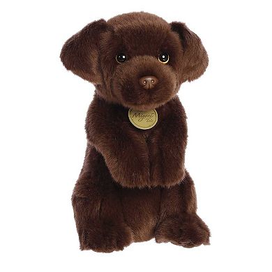 Aurora Medium Brown Miyoni Tots Sitting Pretty 11" Chocolate Lab Adorable Stuffed Animal
