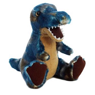 Aurora Small Blue Dinos & Dragons 8.5" T-rex Ferocious Stuffed Animal