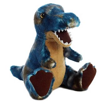 Aurora Small Blue Dinos & Dragons 8.5" T-rex Ferocious Stuffed Animal