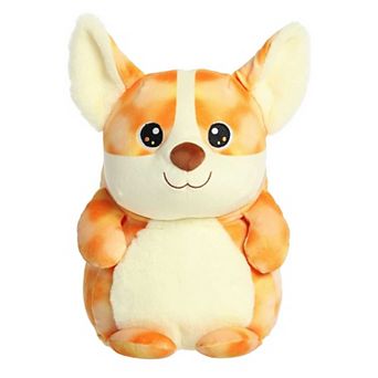 Aurora Medium Orange Squishiverse Squishy Jellybeans 12" Corgi Adorable Stuffed Animal