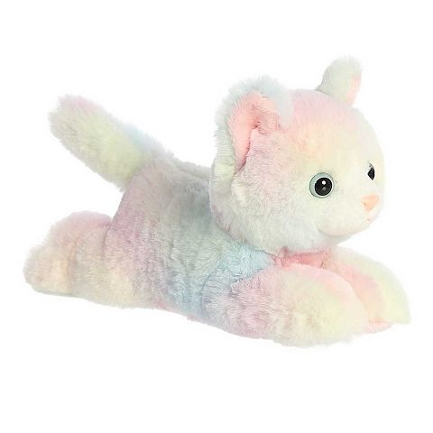 Детские мягкие игрушки Aurora Small Pink Mini Flopsie 8" Rainbow Kitten Adorable Stuffed Animal