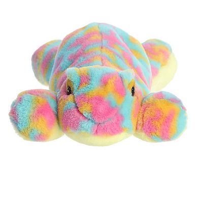 Aurora Large Blue Snoozles 19" Gecko Laid-back Stuffed Animal