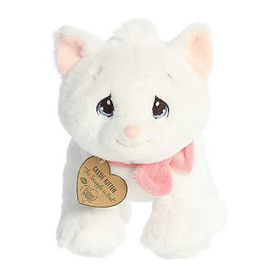 Aurora Small White Precious Moments 9" Cassie Kitten Inspirational Stuffed Animal