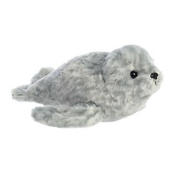 Aurora Small Gray Mini Flopsie 8" Harbor Seal Adorable Stuffed Animal