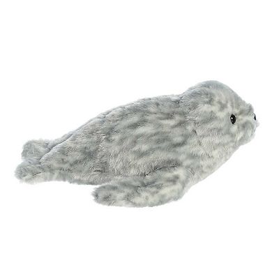 Aurora Small Gray Mini Flopsie 8" Harbor Seal Adorable Stuffed Animal