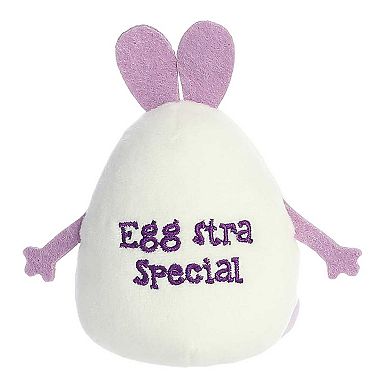Aurora Mini Purple Eggspressions 3.5" Egg-stra Special Punny Stuffed Animal