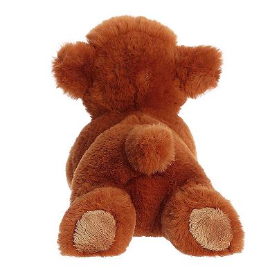 Aurora Small Brown Mini Flopsie 8" Highland Cow Calf Adorable Stuffed Animal