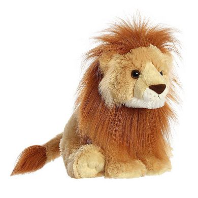 Aurora Medium Brown Destination Nation 12" Lion Adventurous Stuffed Animal