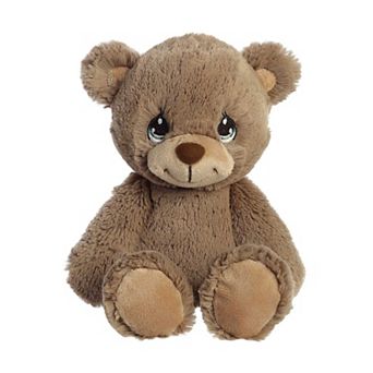 Aurora Small Brown Precious Moments 8.5" Barley Bear Inspirational Stuffed Animal
