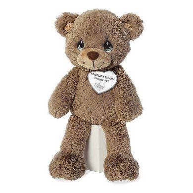 Aurora Small Brown Precious Moments 8.5" Barley Bear Inspirational Stuffed Animal