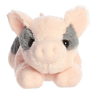 Aurora - Medium Pink Flopsie - 12" Tidbit Mini Pig - Adorable Stuffed Animal