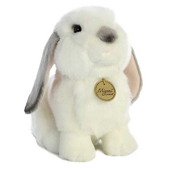 Aurora Medium Grey Ears Miyoni 11" Lop Eared Rabbit Adorable Stuffed Animal