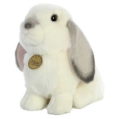 Aurora Medium Grey Ears Miyoni 11" Lop Eared Rabbit Adorable Stuffed Animal