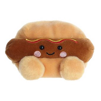 Aurora Mini Brown Palm Pals 5" Colson Hot Dog Adorable Stuffed Animal