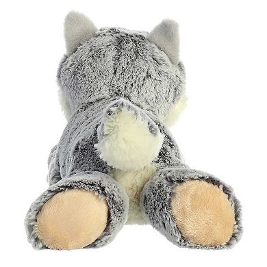 Aurora Medium Gray Flopsie 12" Winter Wolf Adorable Stuffed Animal