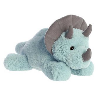 Aurora Medium Blue Flopsie 12" Triceratops Adorable Stuffed Animal