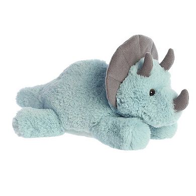 Aurora Medium Blue Flopsie 12" Triceratops Adorable Stuffed Animal
