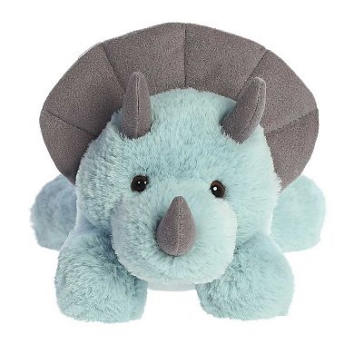 Aurora Medium Blue Flopsie 12" Triceratops Adorable Stuffed Animal
