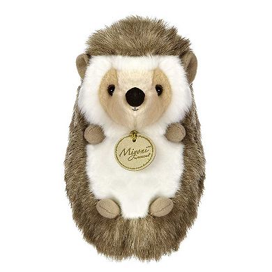 Aurora Small Brown Miyoni 7" Hedgehog Adorable Stuffed Animal