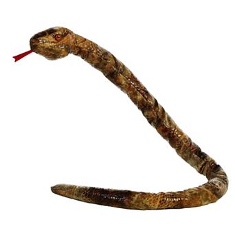Aurora X-large Brown Snake 50" Gopher Snake Playful Stuffed Animal