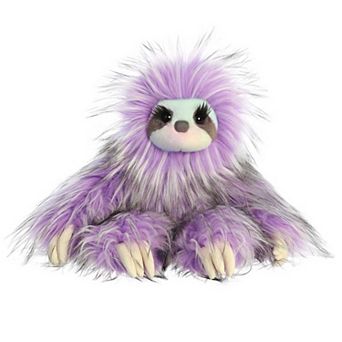 Aurora Large Purple Luxe Boutique 14" Amethyst Sloth Exquisite Stuffed Animal