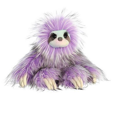 Aurora Large Purple Luxe Boutique 14" Amethyst Sloth Exquisite Stuffed Animal