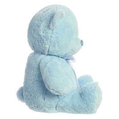 Ebba Large My First Teddy 18" Blue Adorable Baby Stuffed Animal