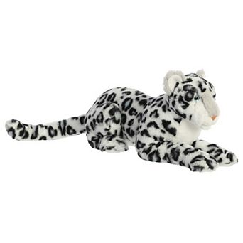 Aurora Large White Luxe Boutique 20"asha White Leopard Exquisite Stuffed Animal