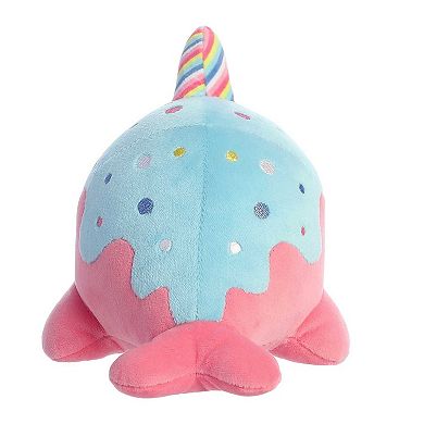 Aurora Small Pink Tasty Peach 7" Lollipop Nomwhal Enchanting Stuffed Animal