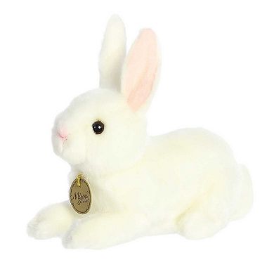 Aurora Small White Miyoni 8" American White Rabbit Adorable Stuffed Animal