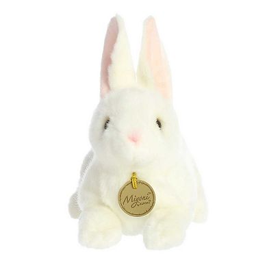 Aurora Small White Miyoni 8" American White Rabbit Adorable Stuffed Animal