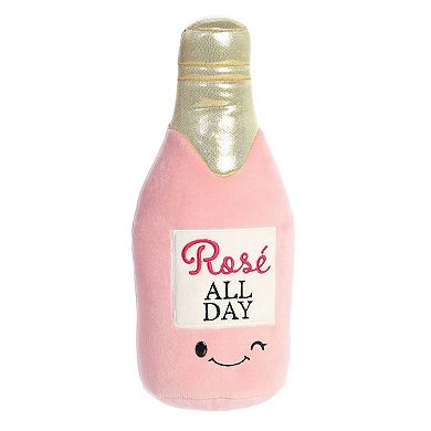 Aurora Medium Pink Just Sayin' 11.5" Rosé All Day Witty Stuffed Animal